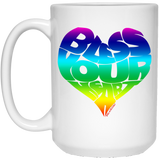 BLESS YOUR HEART (RB) 15 oz. White Mug