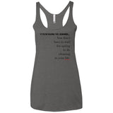 SPRING CLEANING Racerback Tank