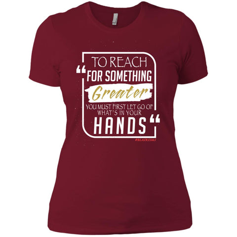 To Reach For Something Greater white gold Women's Crew