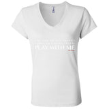 You Can Do All Things Through CHRIST, Except.1png Women's V-Neck