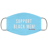 SUPPORT BLACK MEN  Face Mask
