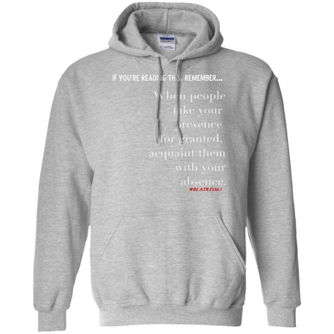 Acquaint Them With Your Absence Pullover Hoodie