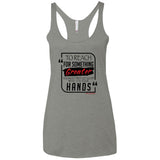 To Reach For Something Greater Racerback Tank
