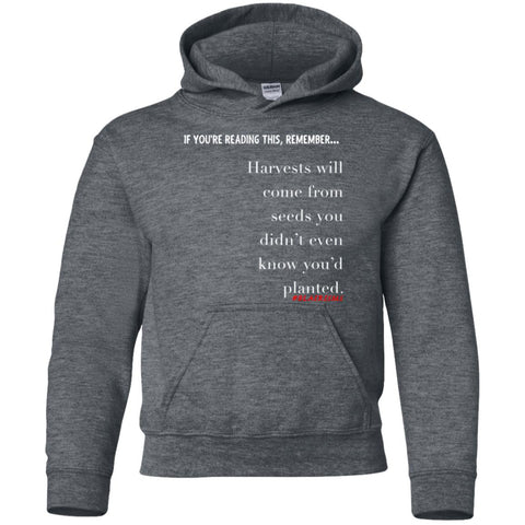 Harvests Will Come Youth Pullover Hoodie