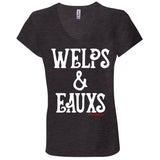 WELPS & EAUXS Women's V-Neck