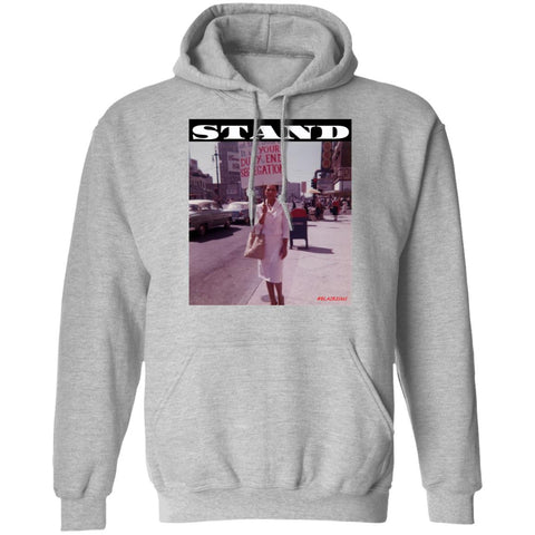 STAND: DORIS CASTLE Black Shirt Pullover Hoodie