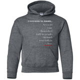 Faith In Love Youth Pullover Hoodie