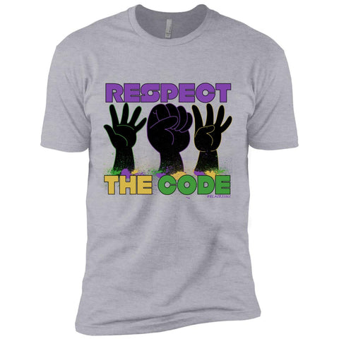 Respect The Code (Mardi Gras) Men's Crew