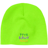 Five EAUX Feaux (Mardi Gras) Acrylic Beanie