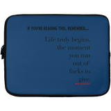 OUT OF FUCKS Laptop Sleeve - 13 inch