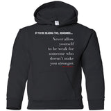 Stronger Youth Pullover Hoodie