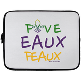 FiveEauxFeaux Mardi Gras Laptop Sleeve - 13 inch
