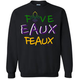 FiveEauxFeaux Mardi Gras Crewneck Pullover Sweatshirt