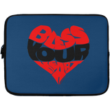 BLESS YOUR HEART BLACK Laptop Sleeve - 13 inch
