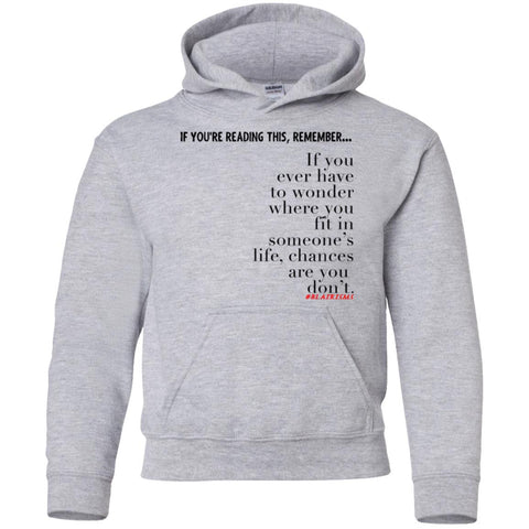Chances Are Youth Pullover Hoodie