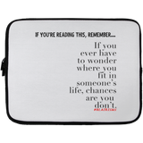 CHANCES ARE Laptop Sleeve - 13 inch