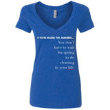SPRING CLEANING Women's Deep V-Neck