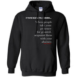 Acquaint Them With Your Absence Pullover Hoodie