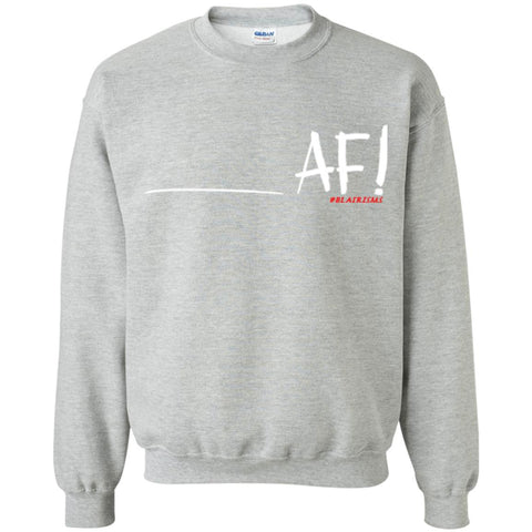 _______AF! (WHT) Crewneck Pullover Sweatshirt