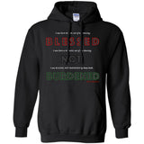 BLESSED NOT BURDENED WOMAN AFRICAN Pullover Hoodie