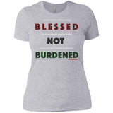 BLESSED NOT BURDENED WOMAN AFRICAN Women's Crew