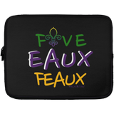 FiveEauxFeaux Mardi Gras Laptop Sleeve - 13 inch
