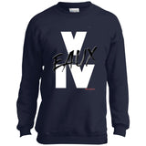 V EAUX IV (BW) Youth Crewneck Sweatshirt