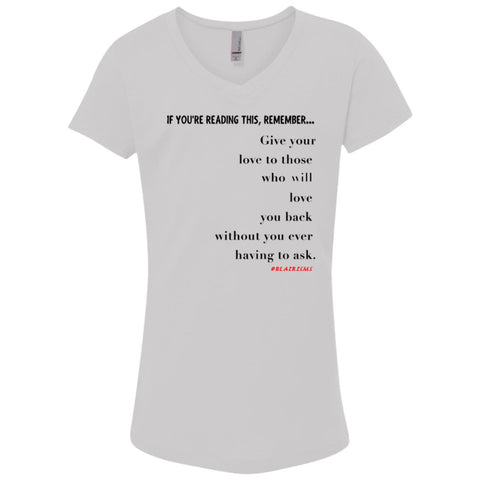 GIVE YOUR LOVE Girl's V-Neck