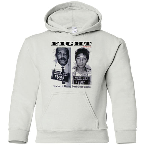FIGHT: RICHARD HALEY/DORIS CASTLE FREEDOM RIDERS Youth Pullover Hoodie