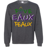FiveEauxFeaux Mardi Gras Crewneck Pullover Sweatshirt