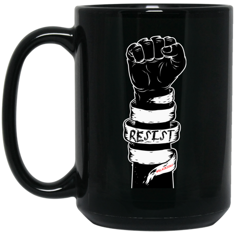 RESIST 15 oz. Black Mug