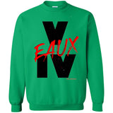 V EAUX IV RED Crewneck Pullover Sweatshirt