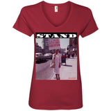 STAND: DORIS CASTLE Women's V-Neck T-Shirt