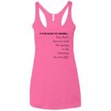 SPRING CLEANING Racerback Tank