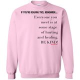 BE KIND Crewneck Pullover Sweatshirt