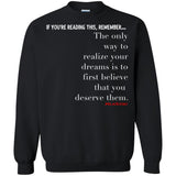Dreams Crewneck Pullover Sweatshirt