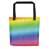 ACTIVIST RESIST RAINBEAUX Tote bag