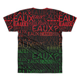 RED/GREEN/BLACK AllEAUXver Printed T-Shirt