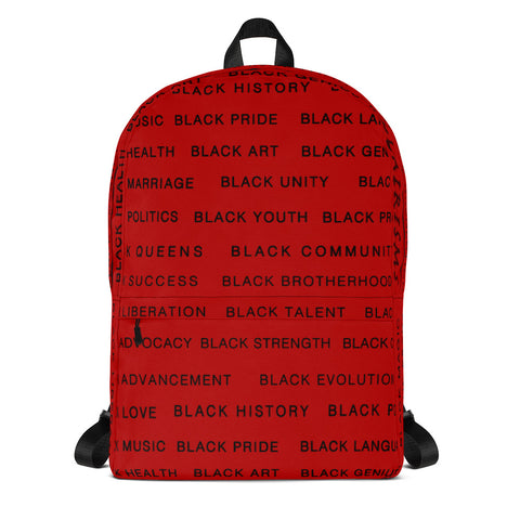 RED Black Magic AllEAUXver Backpack