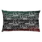 RED/BLACK/GREEN/WHITE ALLEAUXVER PILLOWS