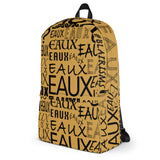 Gold & Black AllEAUXver Backpack