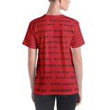 RED BLACK MAGIC ALL EAUX-ver Women's T-shirt