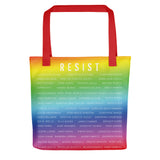 ACTIVIST RESIST RAINBEAUX Tote bag