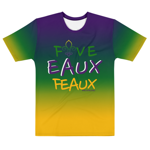 MARDI GRAS FIVE EAUX FEAUX Men's T-shirt