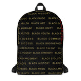 Black & Gold Black Magic AllEAUXver Backpack