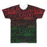 RED/GREEN/BLACK AllEAUXver Printed T-Shirt