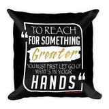 To Reach For Something Greater Throw Pillow