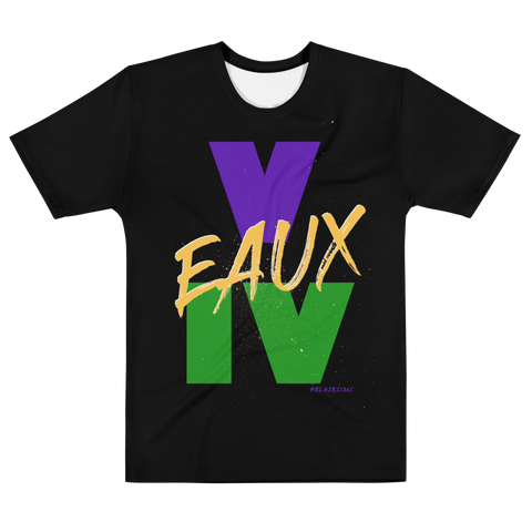 BLACK/MARDI GRAS V EAUX IV Men's T-shirt