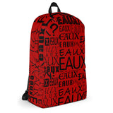 Red & Black AllEAUXver Backpack