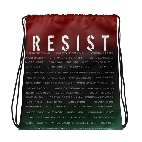 RBG RESIST ACTIVIST Drawstring bag